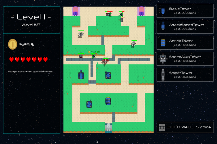 Image du jeu spacedefender